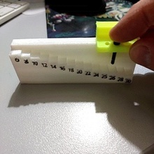 screwmeter & garden screw tool measure measurementtool 3d print model - Mito3D