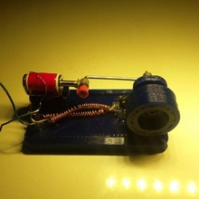 küçük solenoid motor Eğitim 3d print model - Mito3D
