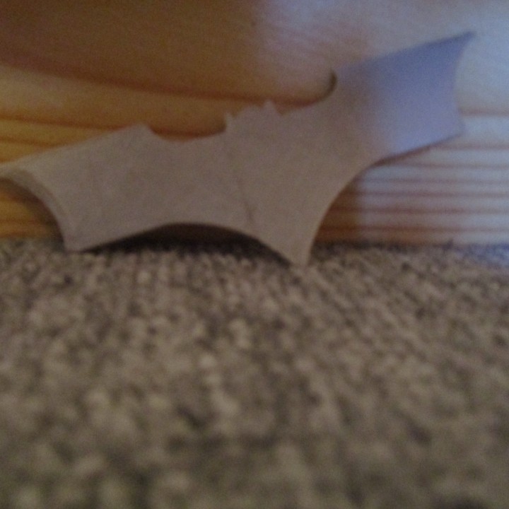 batarang Ventilator Kunst Batman 3D print model - Mito3D