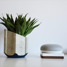 planter - mold printable & garden office vase decor concrete 3d print model - Mito3D