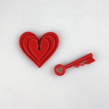 sbloccare cuore gioielli resina concorso b9 valentines day 3d print model - Mito3D