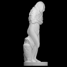 winter scan girl sculpture marble figurative seasons 3d print model - Mito3D