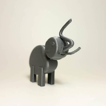 happy elephant toys & games 3d print model - Mito3D