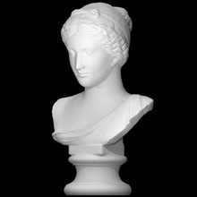 ancien femelle tête bandage analyse sculpture 3d print model - Mito3D