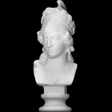 atenea Palas escanear hembra diosa griego mitología escultura deidad 3d print model - Mito3D