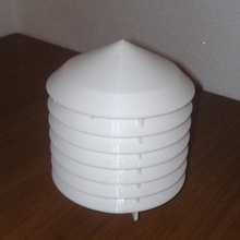 Wetterstation thermo hygro baro Turm Bildung 3d print model - Mito3D