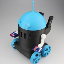 robbie robot giardino 3d print model - Mito3D