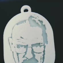 Walter blanc porte clés mode accessoires évolution séries télévisées Breaking Bad Heisenberg Bryan Cranston 3d print model - Mito3D
