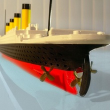 titanesque jouets Jeux bateau navire 3d print model - Mito3D
