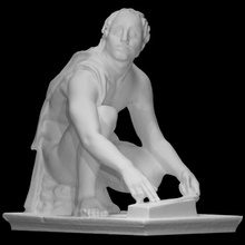 arrontino Scan Skulptur Schleifer 3d print model - Mito3D