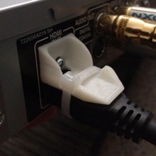 HDMI suporte aparelhos eletrônicos vídeo audio cabos gerenciamento 3d print model - Mito3D