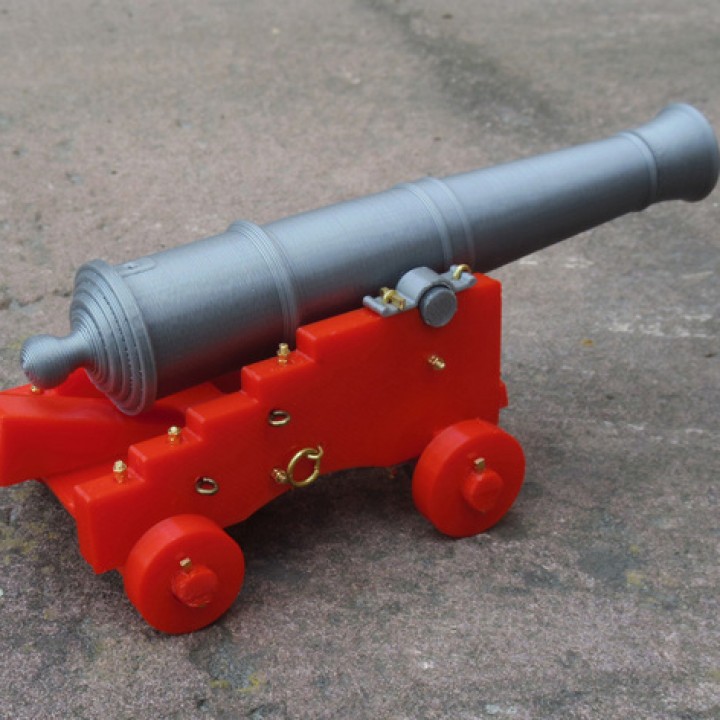 naval cannon toys & games 3D print model - Mito3D