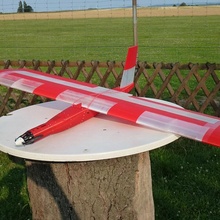 rosso anatra rc volare ala gadget elettronica aereo flyingwing 3d print model - Mito3D
