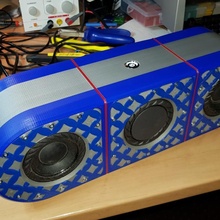 bluetooth speaker 20 gadgets & electronics music sound stereo 3dprint battery bluetoothspeaker 3d print model - Mito3D
