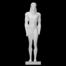 statue kouros analyse Grèce Athènes 3d print model - Mito3D