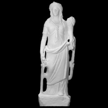isis-tyche-pelagia scan goddess mythology isis religion tyche pelagia 3d print model - Mito3D