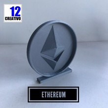 ethereum coin base fan art eth 3d print model - Mito3D