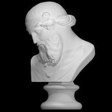 buste Dionysos Priape Platon Poséidon analyse Dieu portrait sculpture philosophe plâtre jeter copie herculanum 3d print model - Mito3D