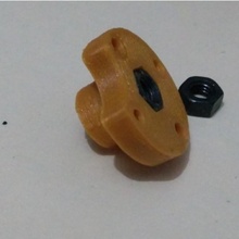 adaptateur écrou axe prusa i3 rechange pièces prusai3 3d print model - Mito3D