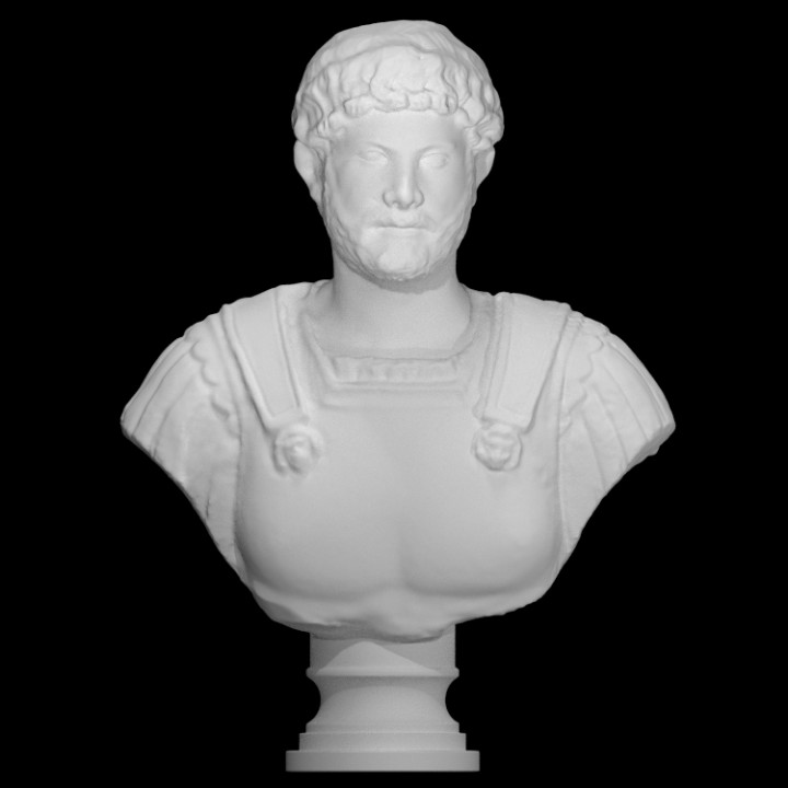 hadrian scan roman emperor 3D print model - Mito3D