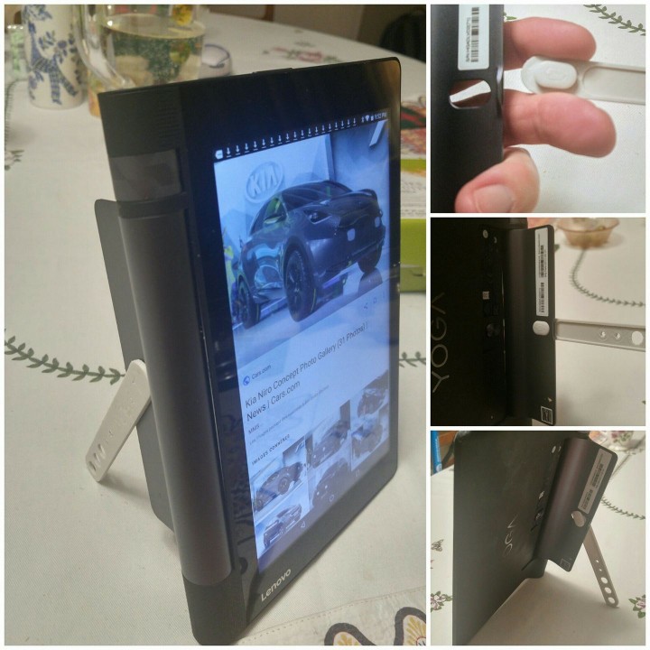 supporter lenovo yoga tablette gadgets électronique 3dspareparts 3D print model - Mito3D