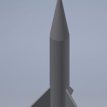 Rakete Spielzeuge Spiele 3d print model - Mito3D
