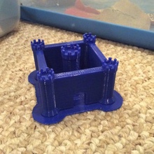 castillo educación tinkercad 3d print model - Mito3D