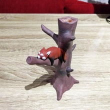 rosso panda albero giardino animale porta penna davinci3d Panda lesserpanda redbearcat 3d print model - Mito3D