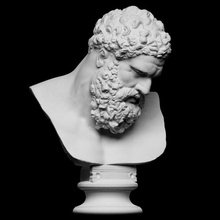 bust farnese hercules scan god mythology roman sculpture athlete plater 3d print model - Mito3D