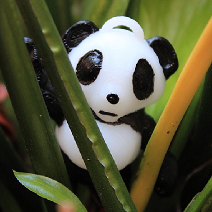 bolso panda moda acessórios animais 3D print model - Mito3D