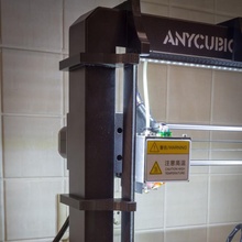 backlight holder anycubic i3 mega & garden anycubicanycubic megabacklighthello russia 3d print model - Mito3D
