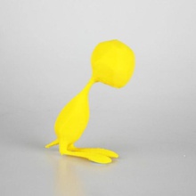 color fan art animal estatuilla polígono 3d print model - Mito3D