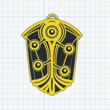 emblema cresta proteger accesorios cosplay despertar depresión 3d print model - Mito3D