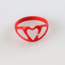açık kalp yüzük mücevher reçine gün Yarışması b9 Sevgililer 3d print model - Mito3D
