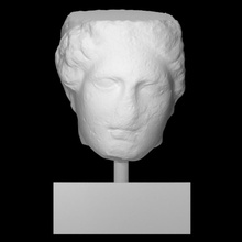 head goddess scan 3d print model - Mito3D