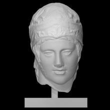 testa ares scansione Dio greco mitologia guerra mito 3d print model - Mito3D