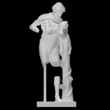 fatherly silenus young dionysos scan greek mythology 3d print model - Mito3D