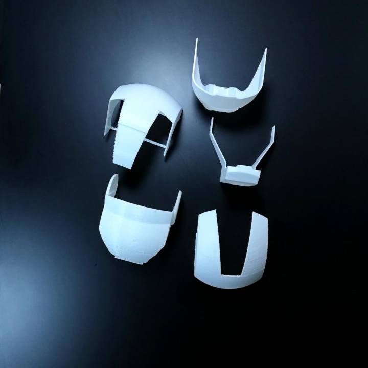 hierro hombre casco proyecto stl solido accesorios cosplay maravilla cómic Acero archivos 3D print model - Mito3D