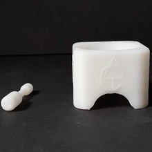 Mortero pistilo jardín 3d print model - Mito3D