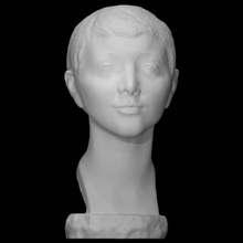 head man scan 3d print model - Mito3D