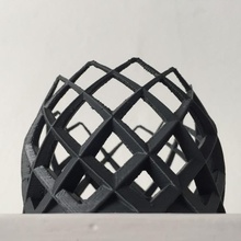 gewölbt Teelicht Halter Unterstützung Garten Kerze Dekor 3d print model - Mito3D