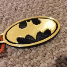 Batman chiave catena fan arte portachiavi 3d print model - Mito3D
