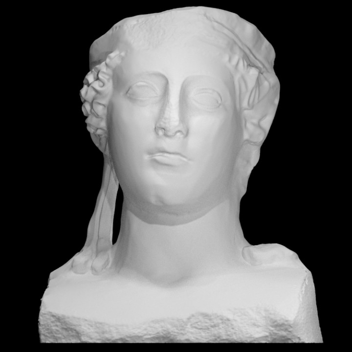 herma scansione Dio greco mitologia Ermete mito 3D print model - Mito3D