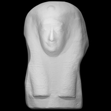egyptian funerary mask scan 3d print model - Mito3D