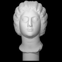 sírio Princesa Varredura cabeça 3d print model - Mito3D
