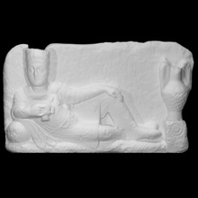 funerario stele Palmyra scansione sollievo 3d print model - Mito3D