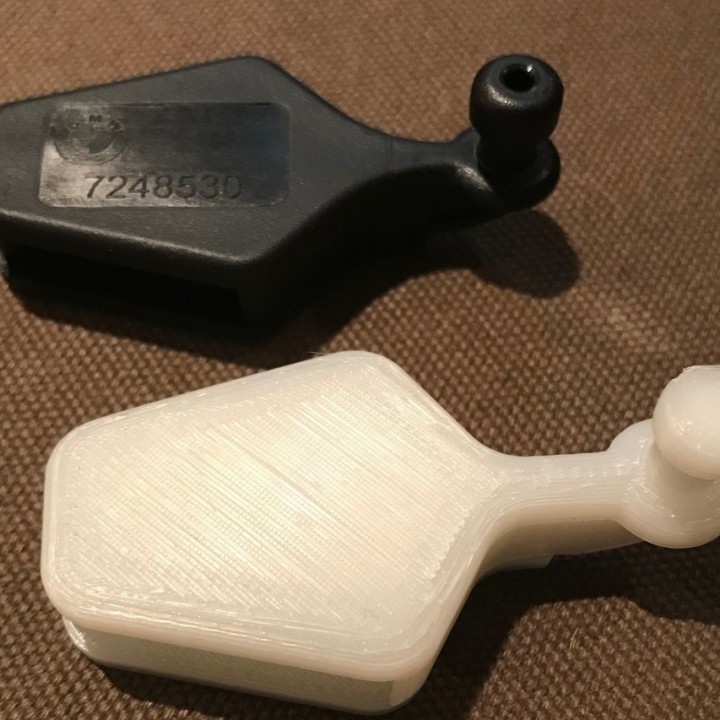 BMW 3 serisi gövde kargo ağ zemin klips yedek parçalar değiştirme Seri 3D print model - Mito3D