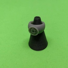índigo tribu linterna anillo joyería 3d print model - Mito3D
