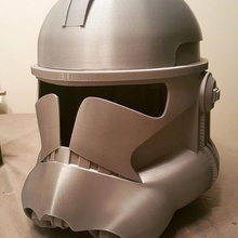 clone Soldado capacete Estágio 2 Estrela guerras ventilador arte Guerra Estrelas 3d print model - Mito3D