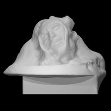 head st john baptist scan religion saint johnthebaptist 3d print model - Mito3D